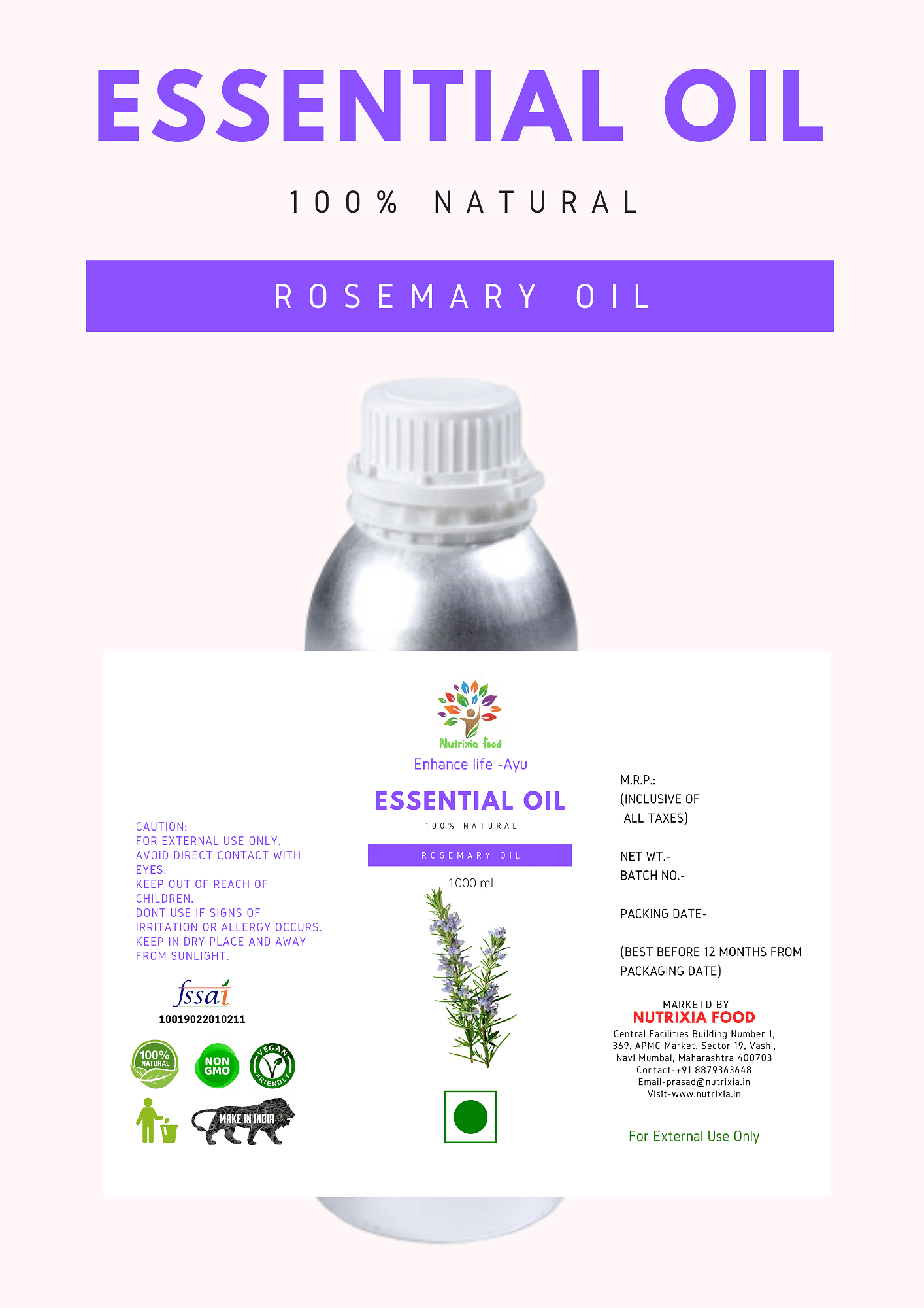 Rosemary Oil, Essential Oils