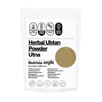 Ayurvedic Ubtan Powder – Natural Tan Removal , Skin Brightening Body Wash for All Skin Types – Perfect for Women & Men Nutrixia