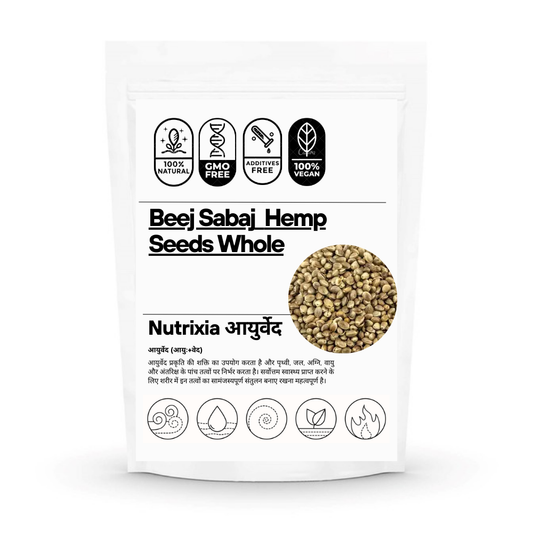 Beej Sabaj - Bhang Beej - Bhaang Beej - Cannabis sativa - Hemp Seeds Whole Nutrixia