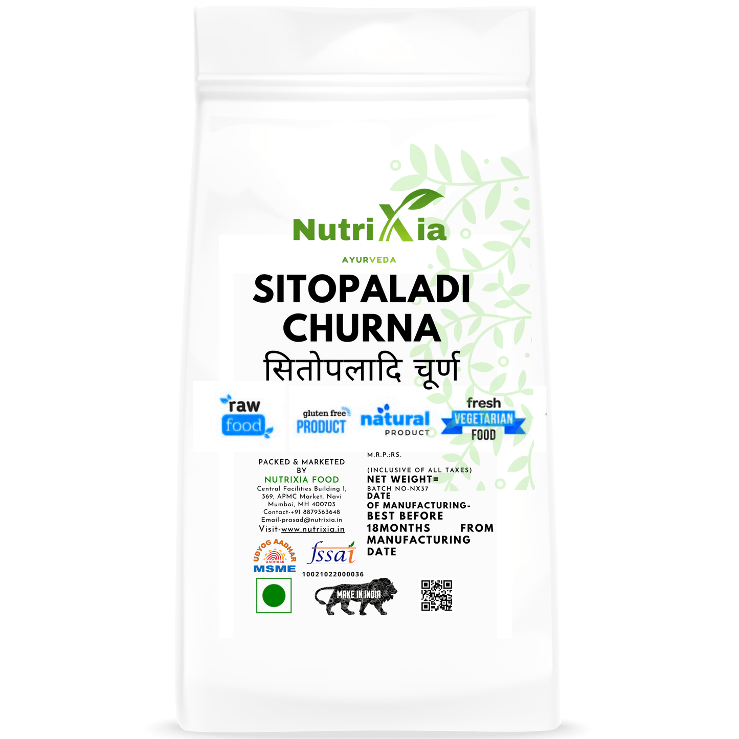 Sitopaladi Churna -Nutrixia Food